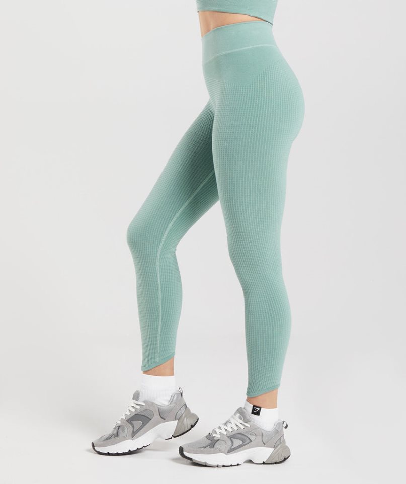 Legginsy Gymshark Pause Seamless Damskie Głęboka Zielone | PL 623MJS